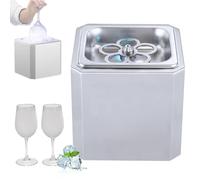 SAIYERUS Refroidisseur de Verre,Mini-givreur de Verre au CO2,congèle Rapidement Les Tasses jusqu'à -45°C,refroidit instantanément Les Tasses et Verres à Cocktail,bière,Boissons mélangées,110-240V