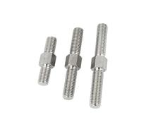 SAJMAKUWLA Goujon à Double extrémité en Acier Inoxydable, Boulon Hexagonal à Double extrémité en Acier Inoxydable 304, Filetage inversé M3 à M16, Plusieurs Tailles, 1 à 10 pièces(M14x150mm-1pcs)