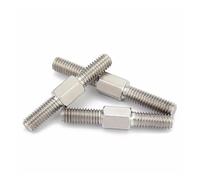 SAJMAKUWLA Goujon à Double extrémité en Acier Inoxydable, Lot de 78 boulons hexagonaux extérieurs à Double extrémité en Acier Inoxydable 304, Tailles Multiples: M3 à M16(M14x150 1 Pcs)
