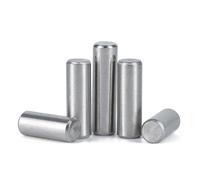 SAJMAKUWLA Goupilles cylindriques en Acier Inoxydable, 20 pièces M2 M2.5 goupille cylindrique de positionnement, Longueur 4 mm 5 6 8 10 12 14 16 18 20 22 25 30 mm 304 Arbre Fixe(22mm 2.5)