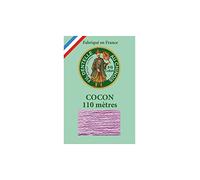 Sajou Cocon Calais - Fil Dentelle & Broderie - Fil au Chinois Fabriqué en France - Coloris 6603 - Mauve