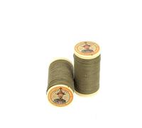 Sajou Fil Cordonnet glacé Polyester - Fil cordonnerie et Reliure - Fil au Chinois - Fabriqué en France - Coloris 280 - Lichen