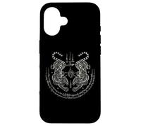Sak Yant Twin Tiger - Muay Thai Magical Tattoo Strength Coque pour iPhone 16
