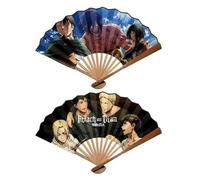 SAKAMI Attack on Titan - Duty & Friendship - Style japonais - Éventail en bambou