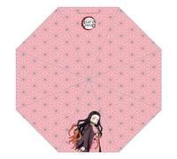 SAKAMI - Demon Slayer - Nezuko - Parapluie, parasol, parapluie, parasol, pliable, parapluie de poche - original et sous licence