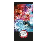 SAKAMI - Demon Slayer - Serviette de Plage - 150 x 75 cm - Original et sous Licence