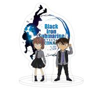 SAKAMI Diorama en Acrylique - Détective Conan - Black Iron Submarine - 30 x 23 cm - Produit Original et sous Licence