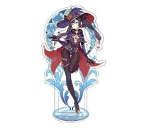 SAKAMI miHoYo - Genshin Impact - Mona - Figurine de Ville Lunaire à thème en Acrylique - 14 cm - Original & licencié