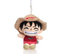SAKAMI - One Piece - Ruffy - Peluche/Pendentif/Figurine/Jouet/Porte-clés - 14 cm - Original et sous Licence