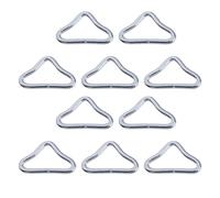 Sakamura 10 Trampoline Boucle Triangle, Anneaux Triangle Boucle V-Rings, Métal Triangle Anneau Boucle Connecteurs Boucles Trampoline, Trampoline Bounce Lit Accessoires