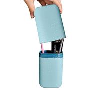 Sakamura voyage pour brosse à dents - transport segmenté avec 2 tasses, boîte rangement pour brosse à dents pour les voyages, les affaires, le camping, les utilisations quotidiennes