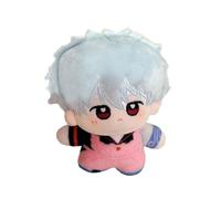 Sakata Gintoki Porte-clés en forme de figurine douce Kagura Shinpachi en peluche Shimura Shinpachi - Joli porte-clés de dessin animé mignon à suspendre pour sac à dos - Décoration de e voiture