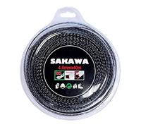 SAKAWA Fil Débroussailleuse Nylon Hélicoïdal 4.0 X 40