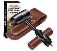 Saker Cle A Vis Manuelle Bushcraft, Clé à Tarière à Main Bushcraft,Outils de Survie Pour Outils de Survie Bushcraft, Foret à Tarière à Bois Scotch Eye