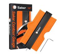 Saker Contour Gauge (10 Inch Lock) Profile Tool-Adjustable Lock-Men Gifts for Men Dad Him Boyfriend Husband-Precisely Copy Irregular Shape Duplicator-Irregular Welding Woodworking Tracing