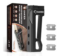 Saker Coupe-bordure professionnel pour le travail du bois - Bandes de placage du bois - Bandes de coupe d'arc pour bois, plastique, PVC, R1 + R2 + R3