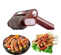 Saker Nettoyeur de barbecue électrique, sans brosse, en acier inoxydable, amovible, passe au lave-vaisselle, convient pour les barbecues extérieurs