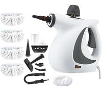 Saker Sakerplus Nettoyeur vapeur sous pression, nettoyeur haute pression, avec 1 ensemble d'accessoires, défroisseur vapeur multifonction pour nettoyer la voiture, les meubles, les sols, les tissus