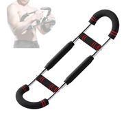 Saker Twister Arm Trainer - Renforcement réglable de l'avant-bras et de la boxe pour homme, exercice de poitrine pour le renforcement musculaire, barre de torsion portable avec 3 niveaux de résistance