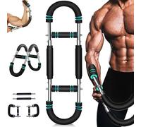 Saker Twister - Entraîneur de bras Power Twist - Renforcement de l'avant-bras réglable, équipement d'exercice des bras, équipement d'entraînement de la poitrine, résistance à ressort portable pour
