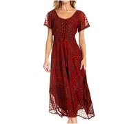 Sakkas 1322 Robe Fée brodée Marigold - Cayenne - 1X / 2X