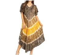 Sakkas 20SE Robe Caftan Brodée Viveka - 18-Cafenoir - OS