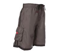 Sakkas 3097WS Hommes Boardshort/Maillot de Bain Planche Patins Rayures Contrastées - Charbon / 3X-Large