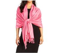 Sakkas 78" X 28" Rayonne de Bambou Doux Solide Pashmina Feel Châle/Wrap/Étole - Melon