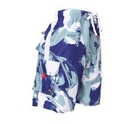Sakkas LA018113B - Hommes Short Conception Vagues Multicolore Patins Planche de Surf/Maillot de Bain - Bleu Marine/Grand