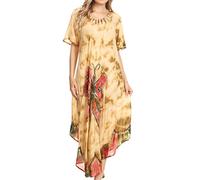 Sakkas Nalani Womens Flowy Caftan Tie Dye Robe d'été Cover Up Fit Fit