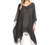Sakkas Regina - Poncho léger à Encolure en Pierre pour Femmes