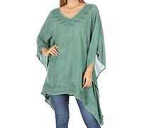 Sakkas Regina - Poncho léger à Encolure en Pierre pour Femmes