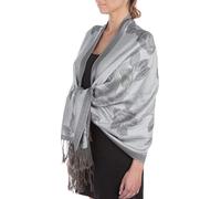 Sakkas Two Tone Rose Pashmina Echarpe/Etole/Etole - Argenté Gris