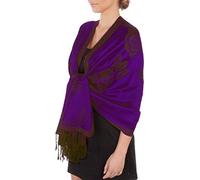 Sakkas Two Tone Rose Pashmina Écharpe/Étole/Wrap - Lilas/Violet