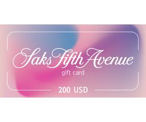 Saks Fifth Avenue Gift Card 200 USD