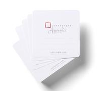 Sakura 50009 Zentangle Apprentice Lot de Salle de Classe, Blanc, Apprentice White Refill Tiles