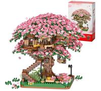Sakura Arbre Maison Construire Bloc, 2008 Pièces Ensemble de Construction Cabane dans Les Arbres,Building Set pour Adultes