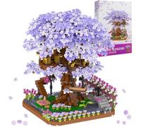Sakura Arbre Maison Construire Bloc,2200 Pcs Ensemble de Construction Cabane dans Les Arbres,Collection Building Set pour Adultes