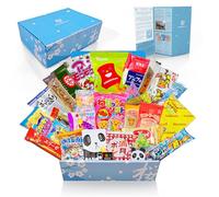 Sakura Box Collations et Bonbons Végétariens Japonais 30 Pièces Ensemble Dagashi Nourriture Compatible Halal