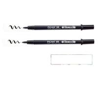 Sakura Brush Pen. Pinceau Stylo Feutre Noir, pointe pinceau Pigma BB 2 pcs et 1 CARTE
