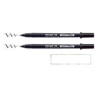 Sakura Brush Pen. Pinceau Stylo Feutre Noir, pointe pinceau PIGMA FB 2 pcs + 1 CARTE