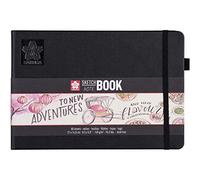 Sakura Sakura Carnet De Croquis, 210 X 148 Mm, Noir/Blanc Crème Noir