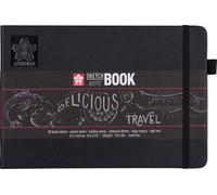 SAKURA Carnet de croquis/notes 210 x 148 mm noir 80 feuilles