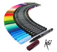 Sakura Carpe Koi - Style Japonais Manga Brosse Stylos - Plastique Porte-Feuille