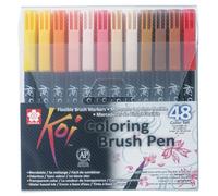 SAKURA crayon pinceau Koi Coloring Brush étui de 48 pièces