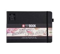 Sakura Sakura Carnet De Croquis, 210 X 148 Mm, Noir/Blanc Crème Noir