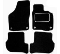 Sakura DD0667GY Lot de 4 Tapis de Voiture sur Mesure Noir