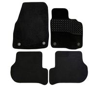 Sakura DD0692 Lot de 4 Tapis de Voiture sur Mesure Noir
