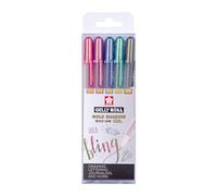Gelly Roll Stylo gel Gold Shadow Set 5 Couleurs