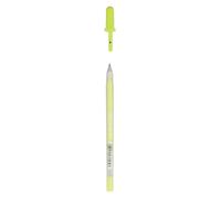 SAKURA Gelly Roll Moonlight 10 - Stylo Gel Jaune Jaune Fluorescent - Pointe Médium 1.0 mm - Encre vive pour le dessin et le gribouillage